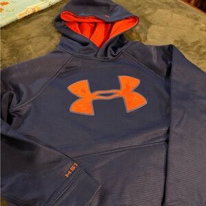 Under Armour Blue and Orange Athletic Hoodie
